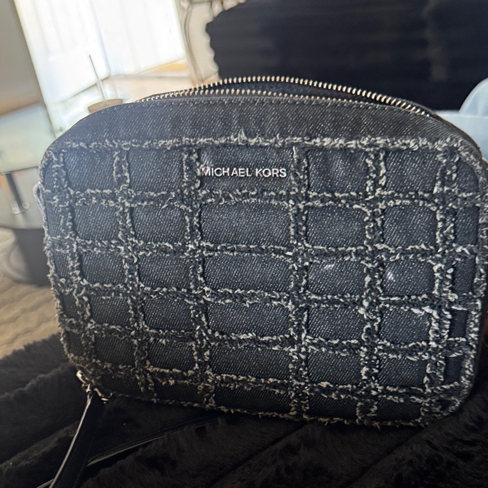 MICHAEL Michael Kors Black and White Checkered Bag